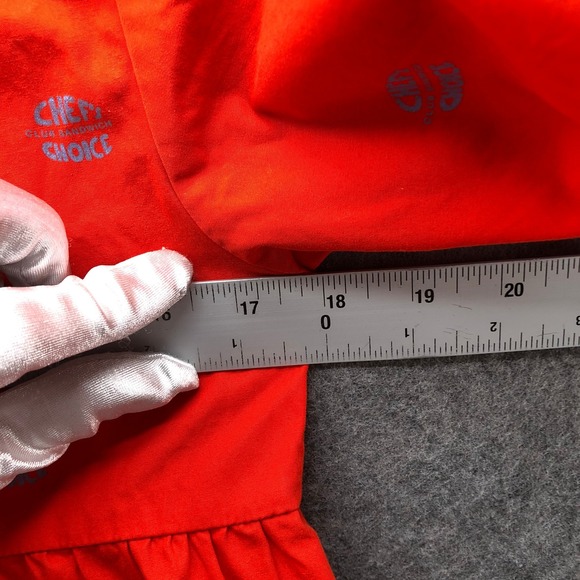 Tiny Cottons Chefs Choice Club Sandwich Dress Girls 10y Red Short Sleeve Poplin - Picture 9 of 11